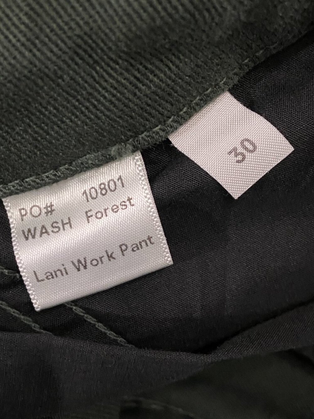 ✨ REFORMATION LANI WORK PANTS IN FOREST GREEN ✨ Size 30 - Picture 4 of 8